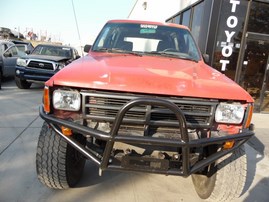 1989 TOYOTA 4RUNNER DLX RED 3.4L MT 4WD Z17870